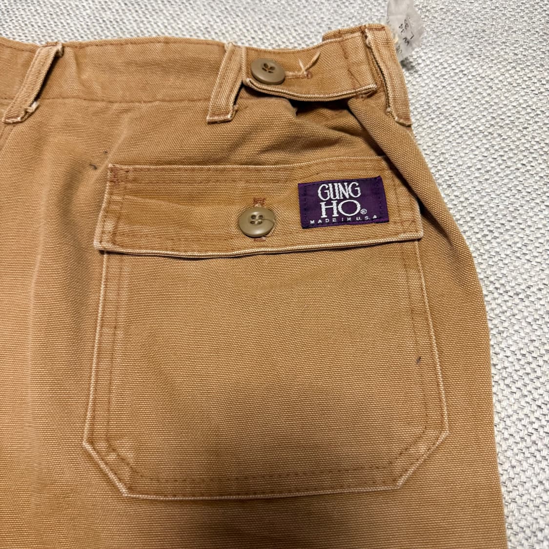 USA 빈티지 GUNG HO 워크자켓 퍼티그 팬츠 셋업 상품이미지9