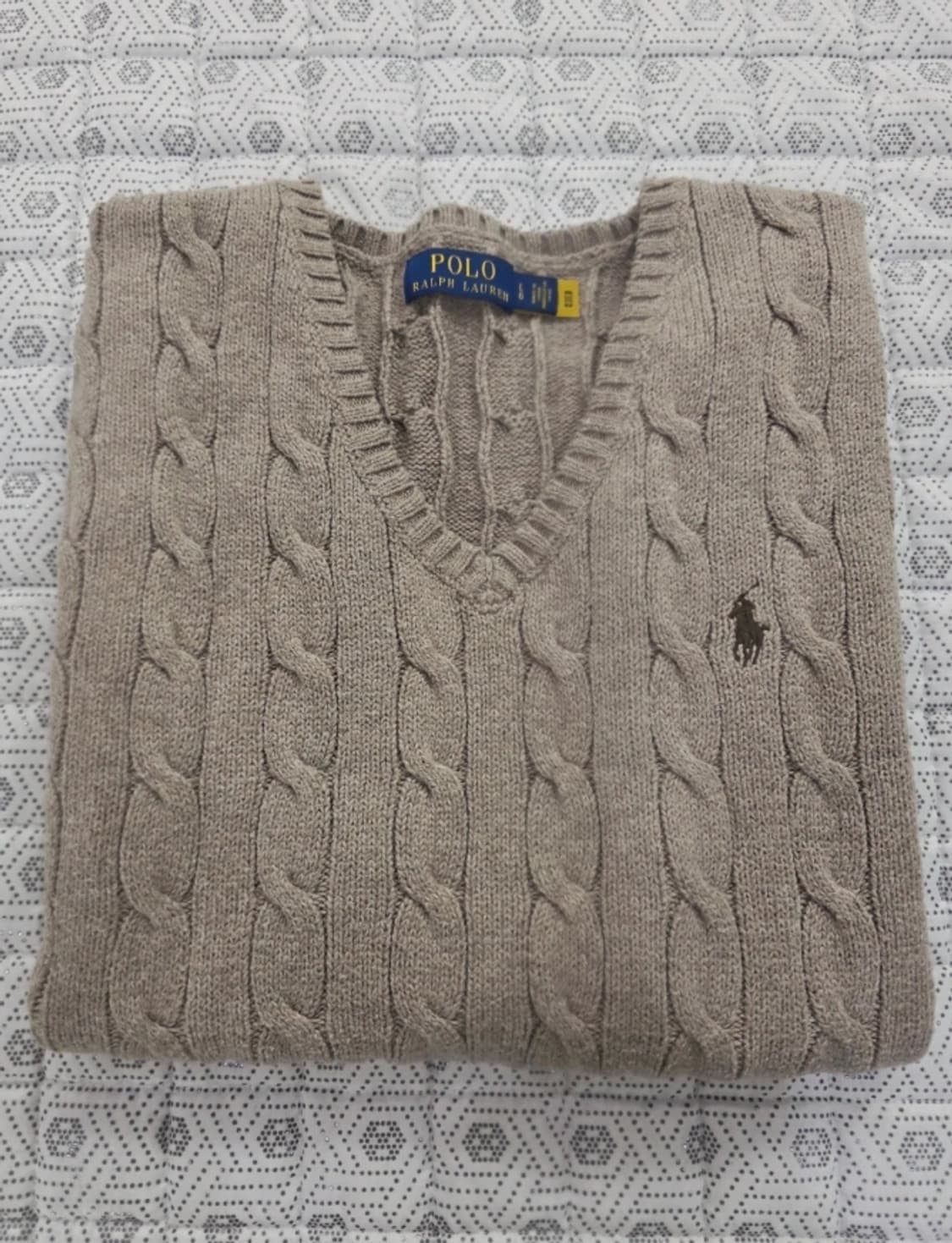 폴로 랄프로렌 케이블 니트 조끼 신형 100 상품이미지3