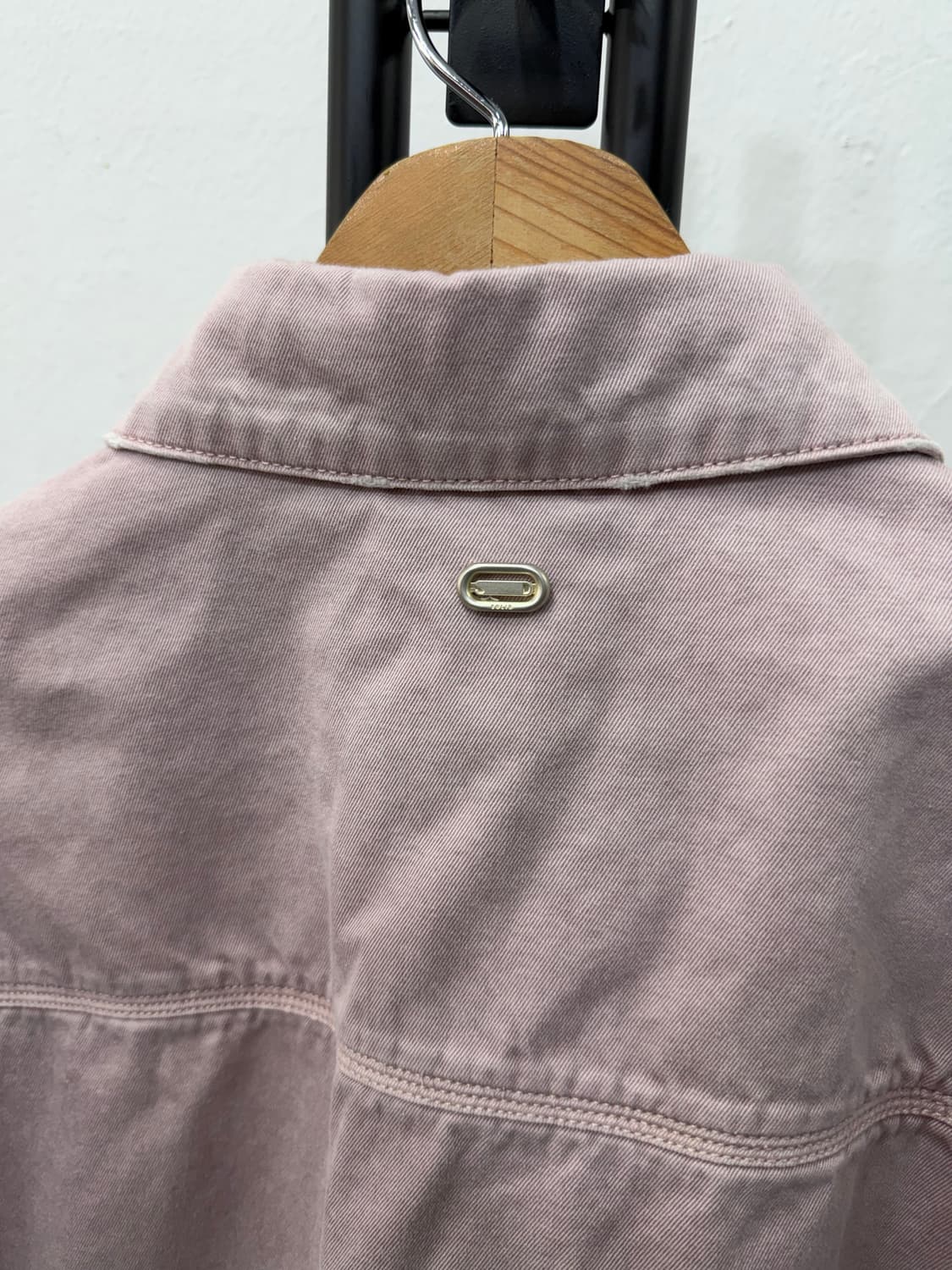 정품) 솔리드옴므 24ss 오버핏 데님 자켓 48 상품이미지6