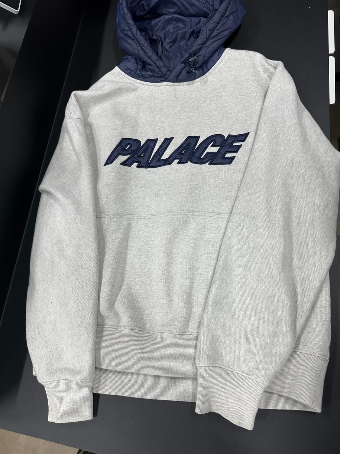 팔라스 패딩모자 오버핏 후드티 상품이미지4