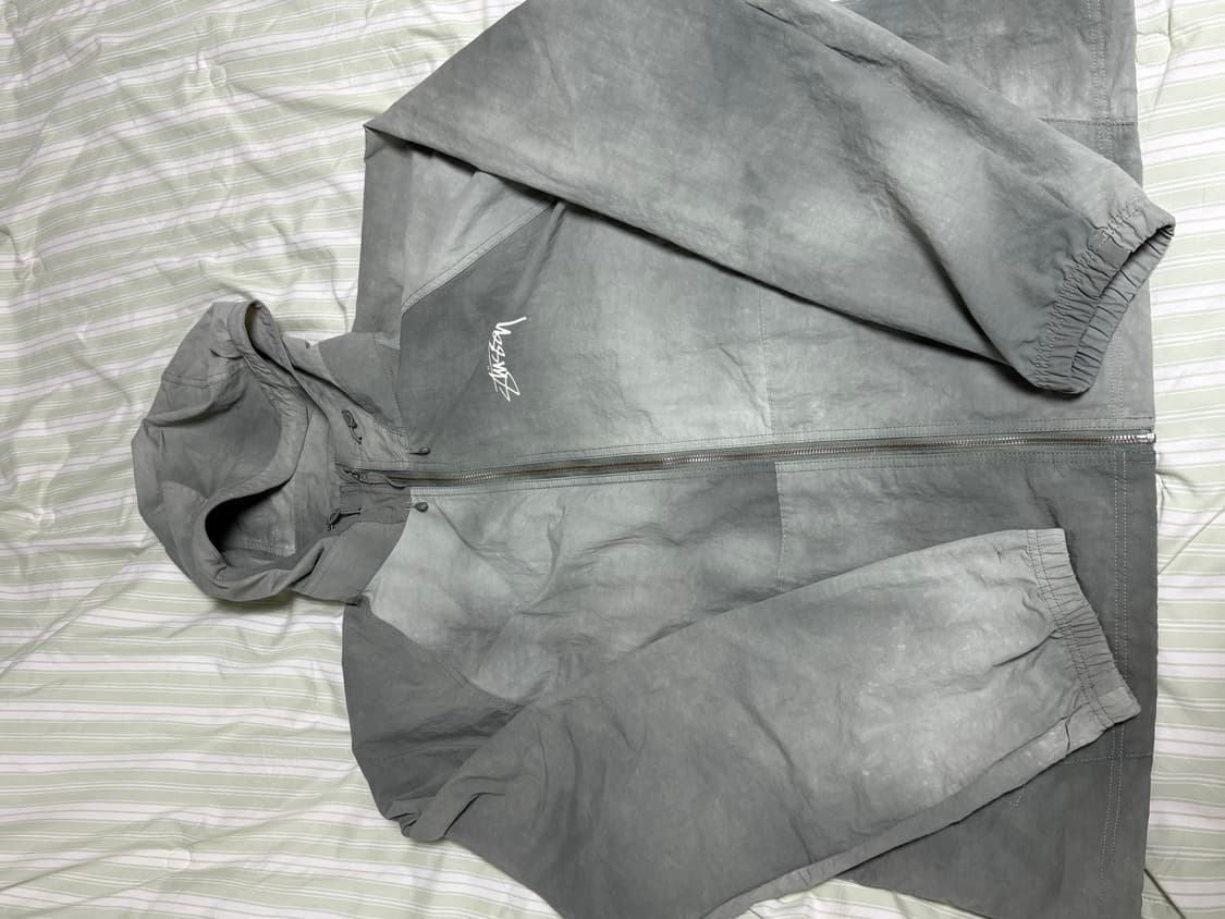 스투시 웨이브 다이 비치 쉘 자켓 세이지 2XL 상품이미지1