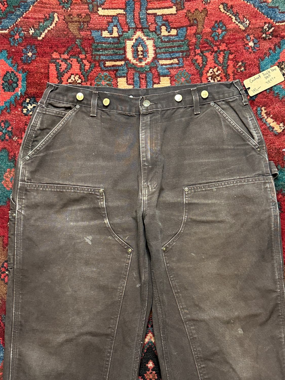 OG USA Made 칼하트 B136 더블니 DKB 칼하트 썩블니 상품이미지5