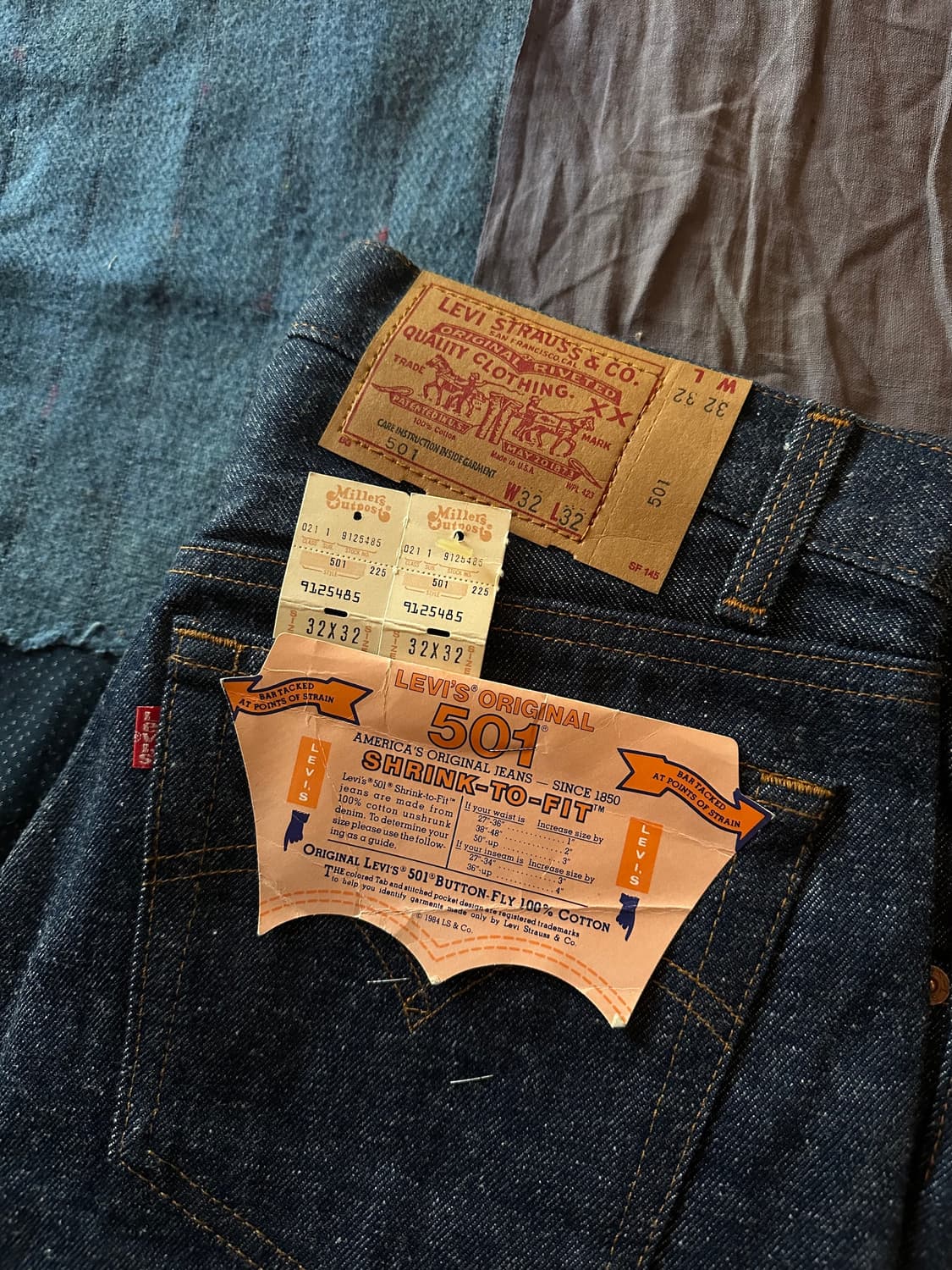 Dead Stock 80s USA Levis 501 Denim Pants 상품이미지2