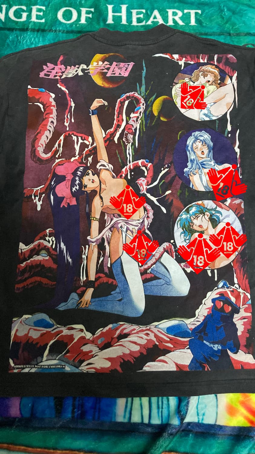 [XL] La Blue Girl Bootleg 헨타이 애니메 티셔츠 상품이미지4