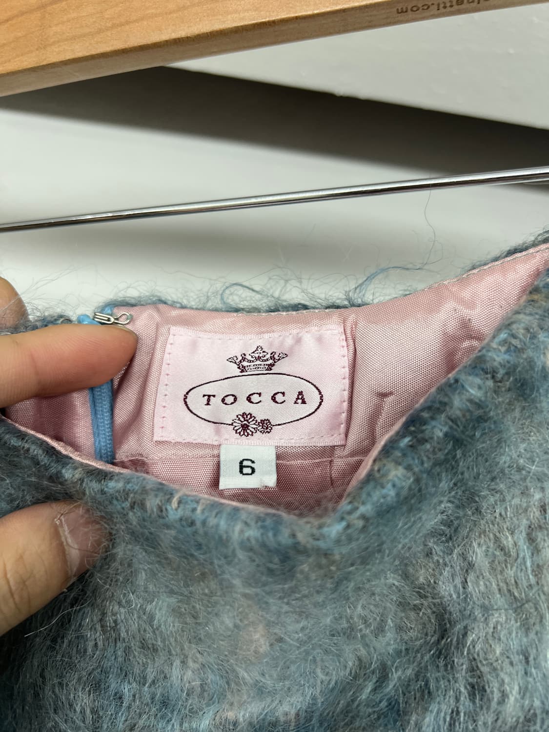 빈티지 모헤어 스커트 상품이미지4