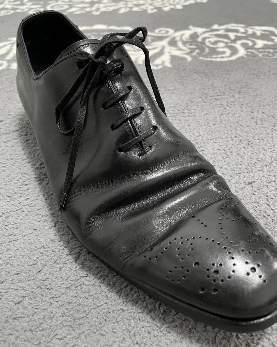 Zegna XXX Couture Line Derby Broge Shoes 상품이미지2