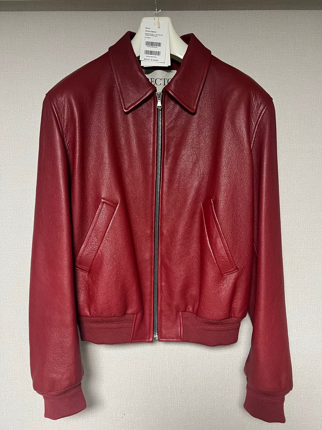 [L]렉토 벤 21 빈티지레드 점퍼 초판 상품이미지2