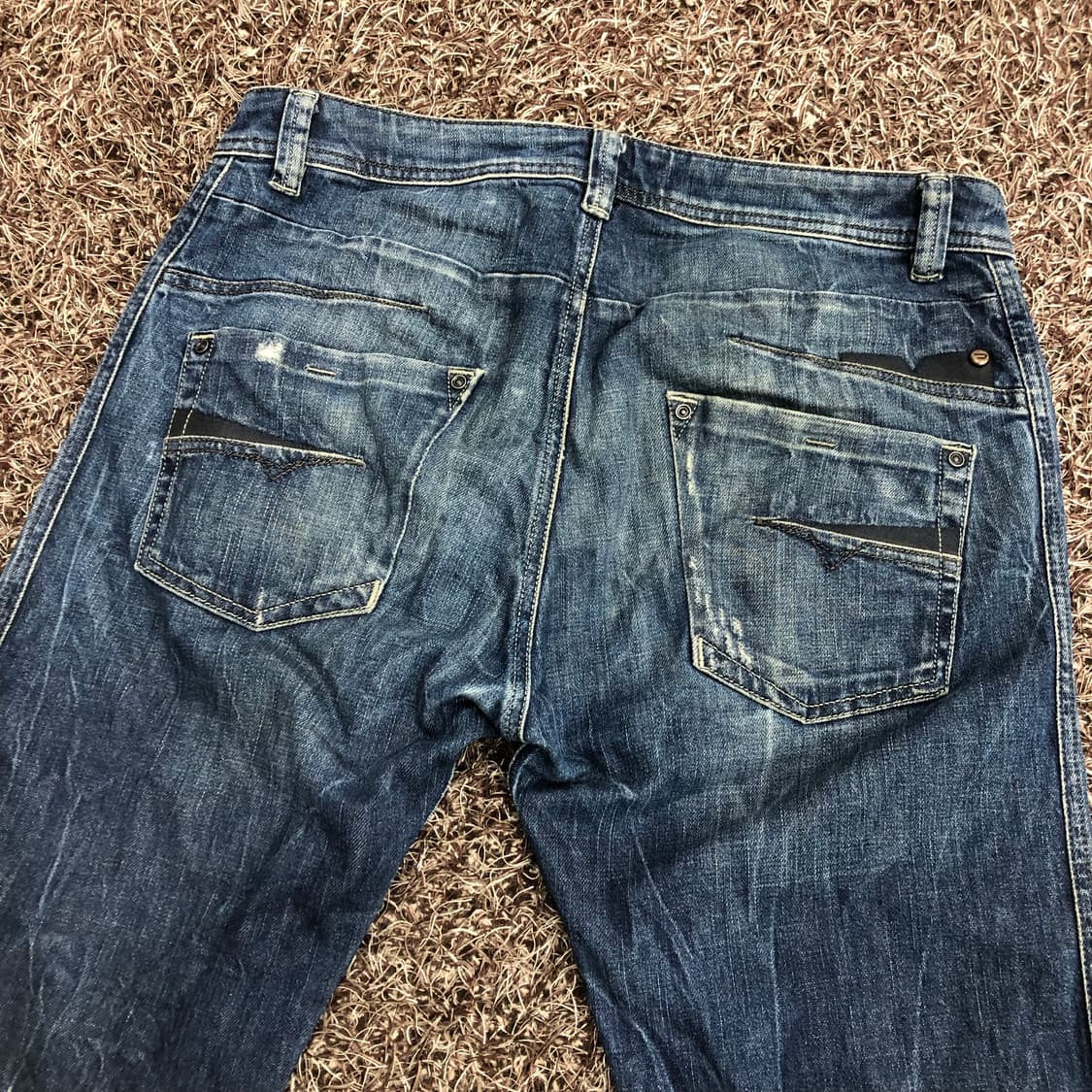 디젤 Darron 워싱 디스 데님 팬츠 상품이미지6