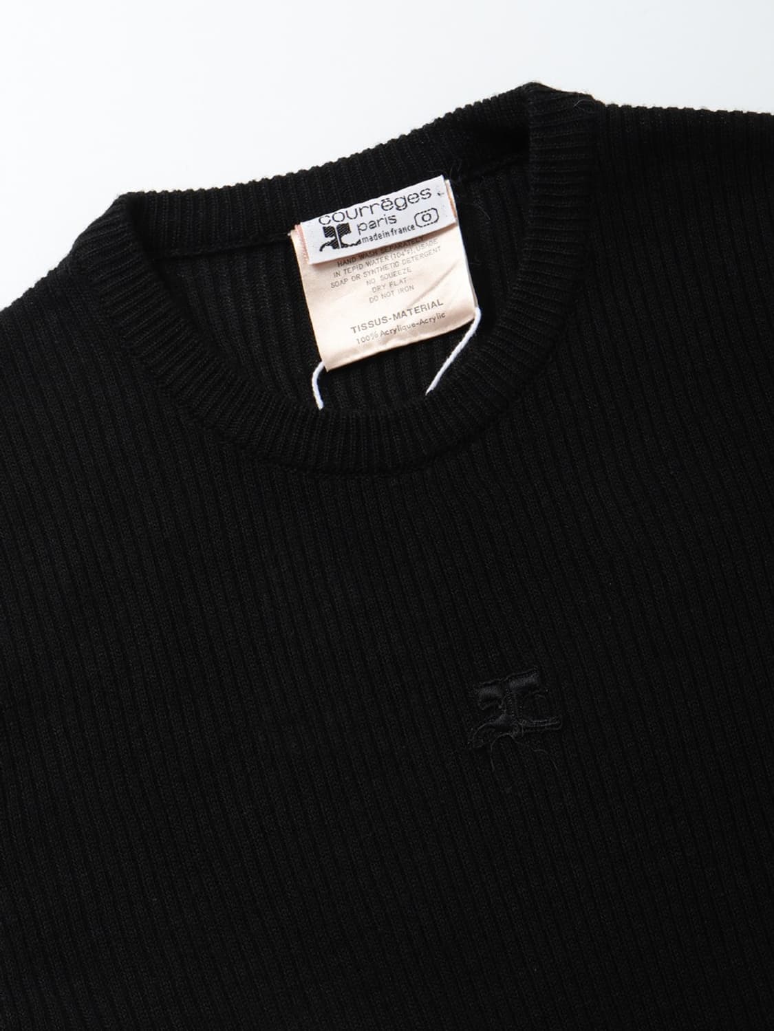 courreges Ribbed Knit T-shirt 상품이미지3