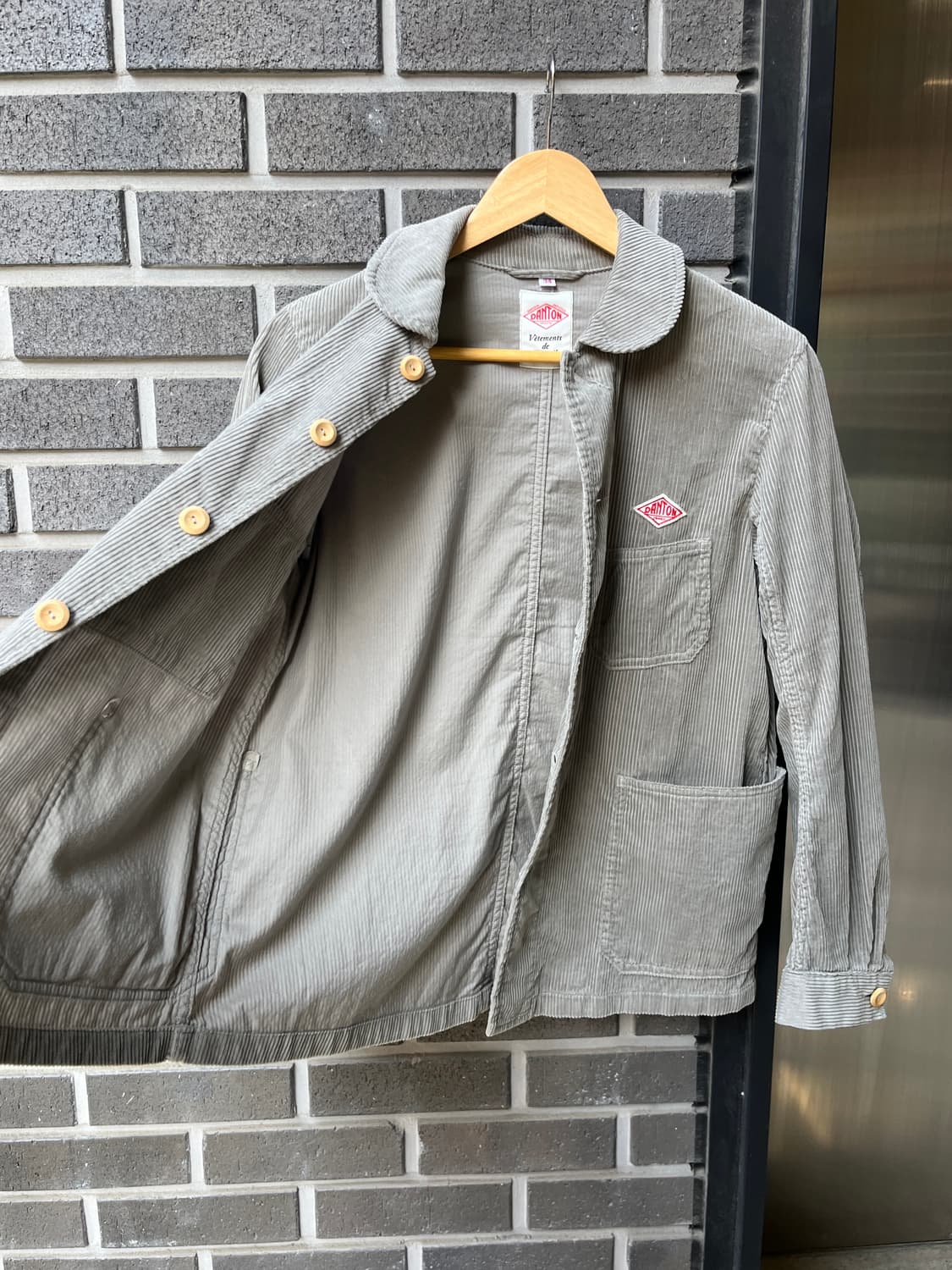 Danton 단톤 코듀로이 셔츠 자켓 세이지그린 상품이미지7