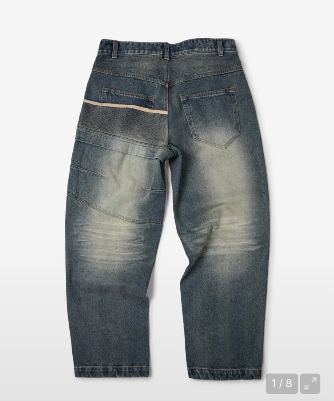 XL)ETCE (GEAR) WASHED DENIM PANTS  상품이미지1