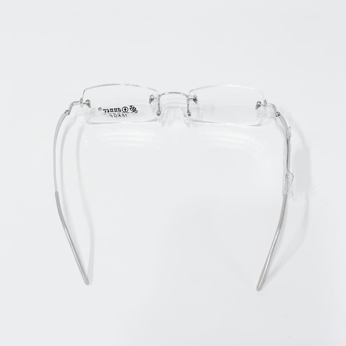 SCANNER 실버 스퀘어 무테 데드스탁 빈티지안경 상품이미지4