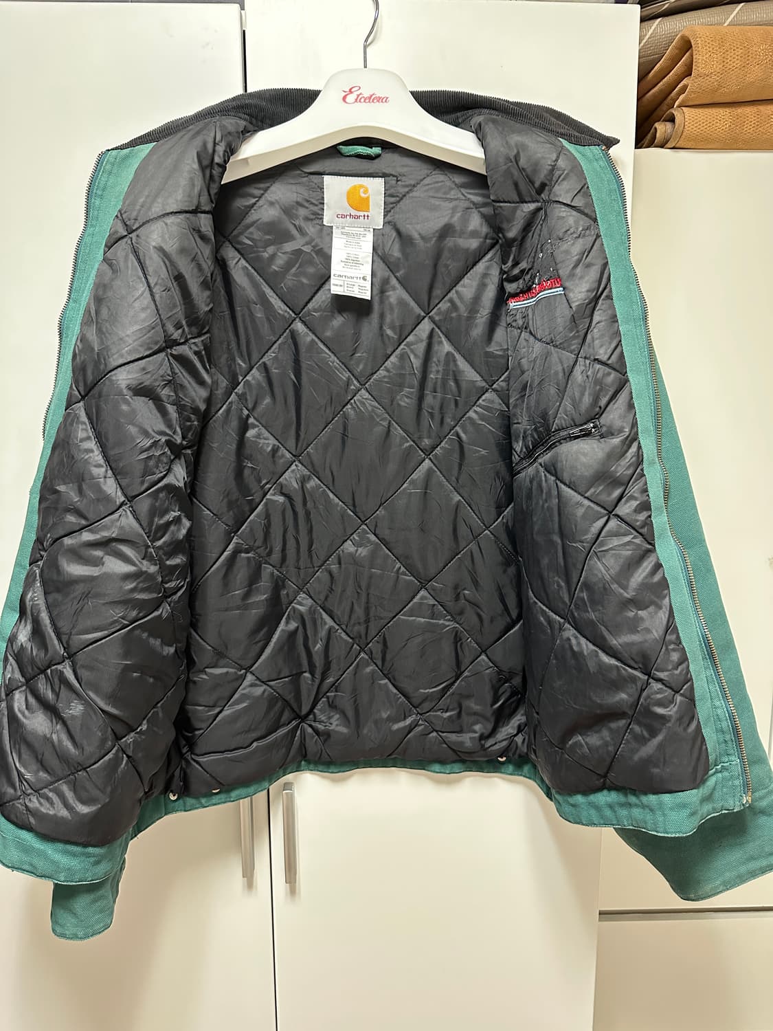 칼하트 워크자켓 다크그린 상품이미지5