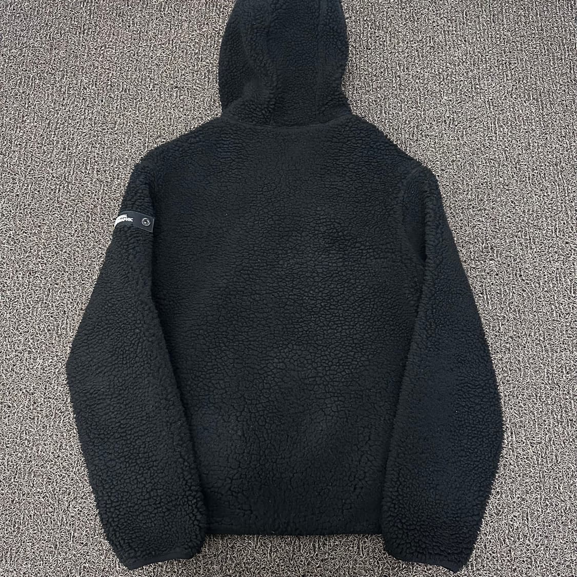 내셔널지오그래픽 뽀글이 털 후리스 집업 자켓 블랙 L 상품이미지7