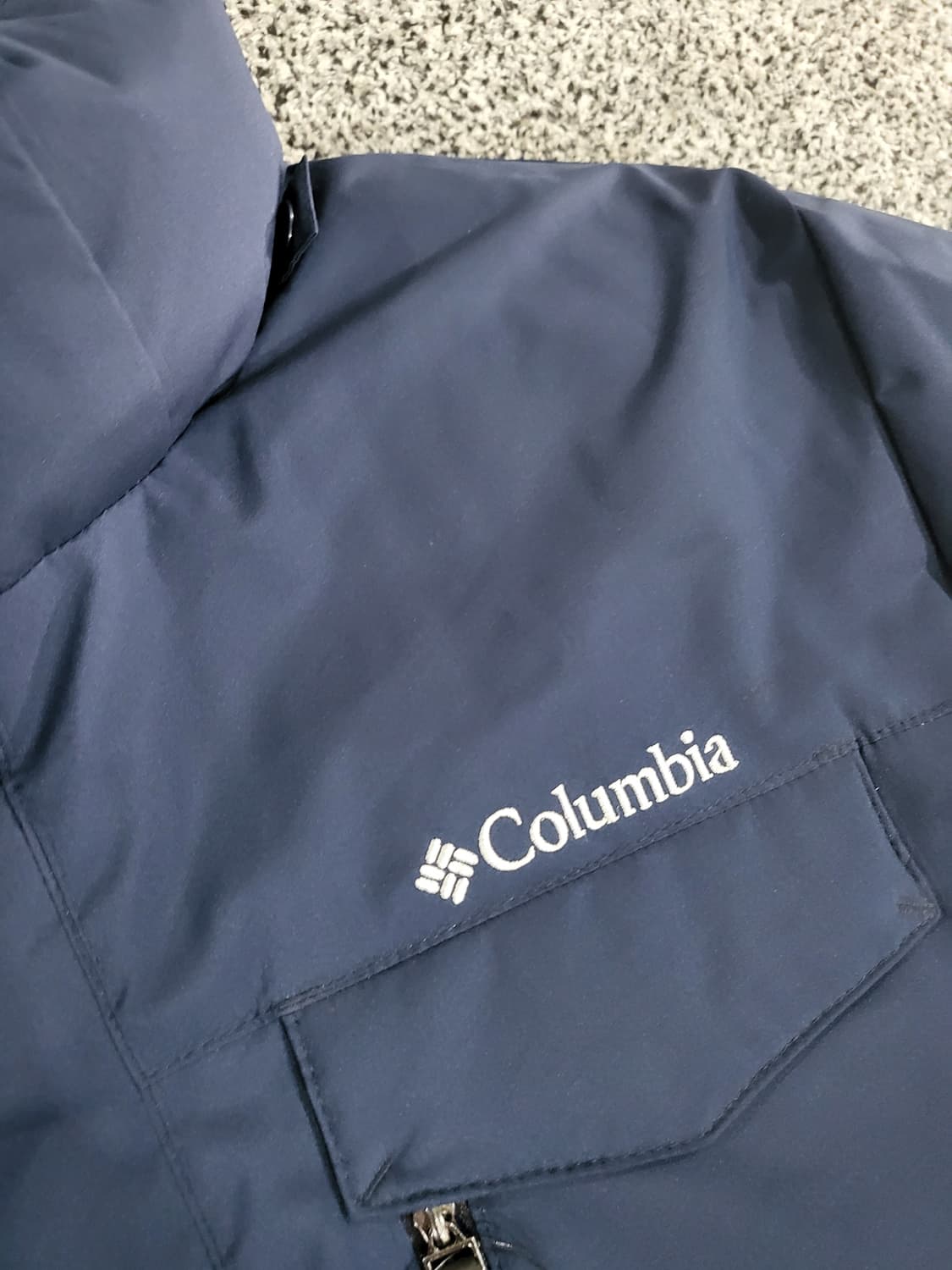 컬럼비아 네이비 패딩 점퍼 상품이미지4