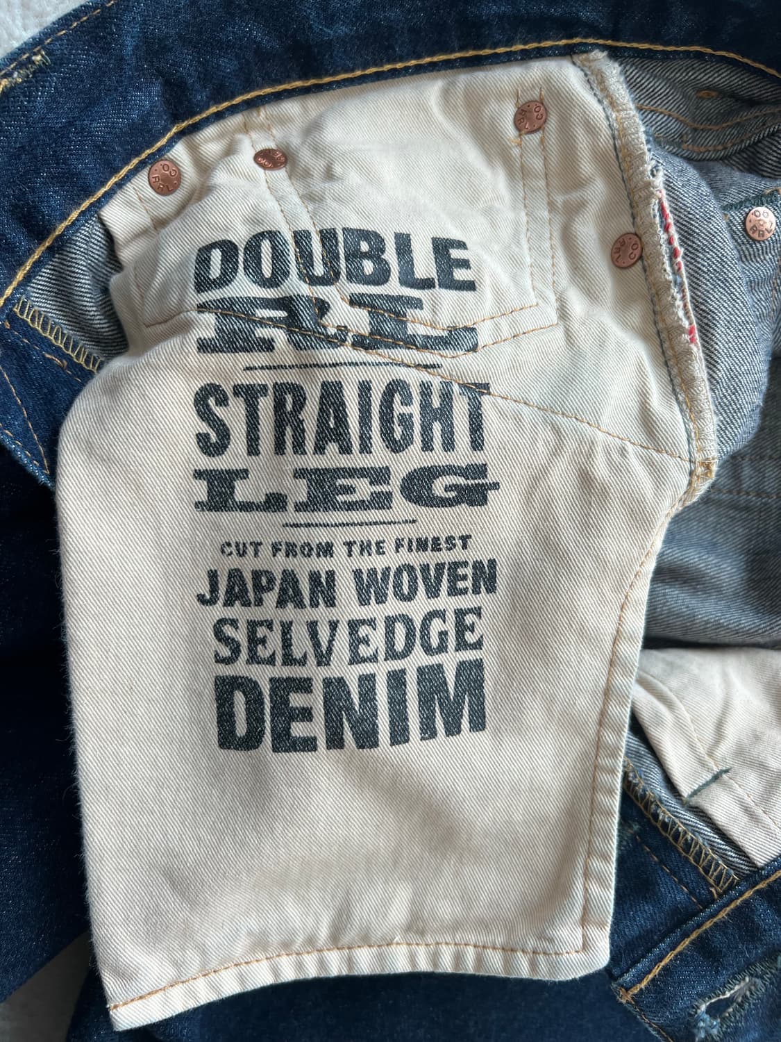 더블알엘 스트레이트핏 데님 상품이미지7