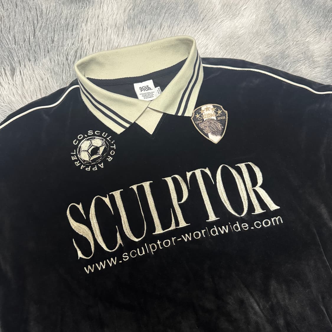 스컬프터 블록코어 벨루어 축구져지 맨투맨 XL 사이즈  상품이미지3