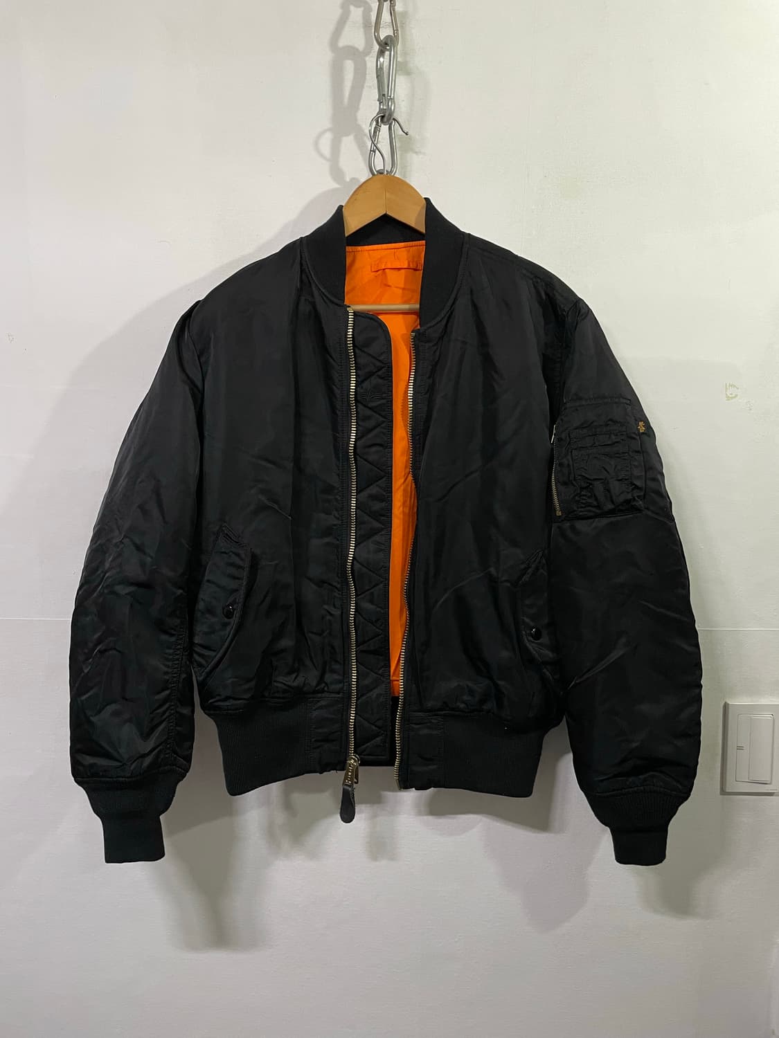 알파인더스트리 MA-1 블루종 봄버 자켓 100-105 상품이미지1