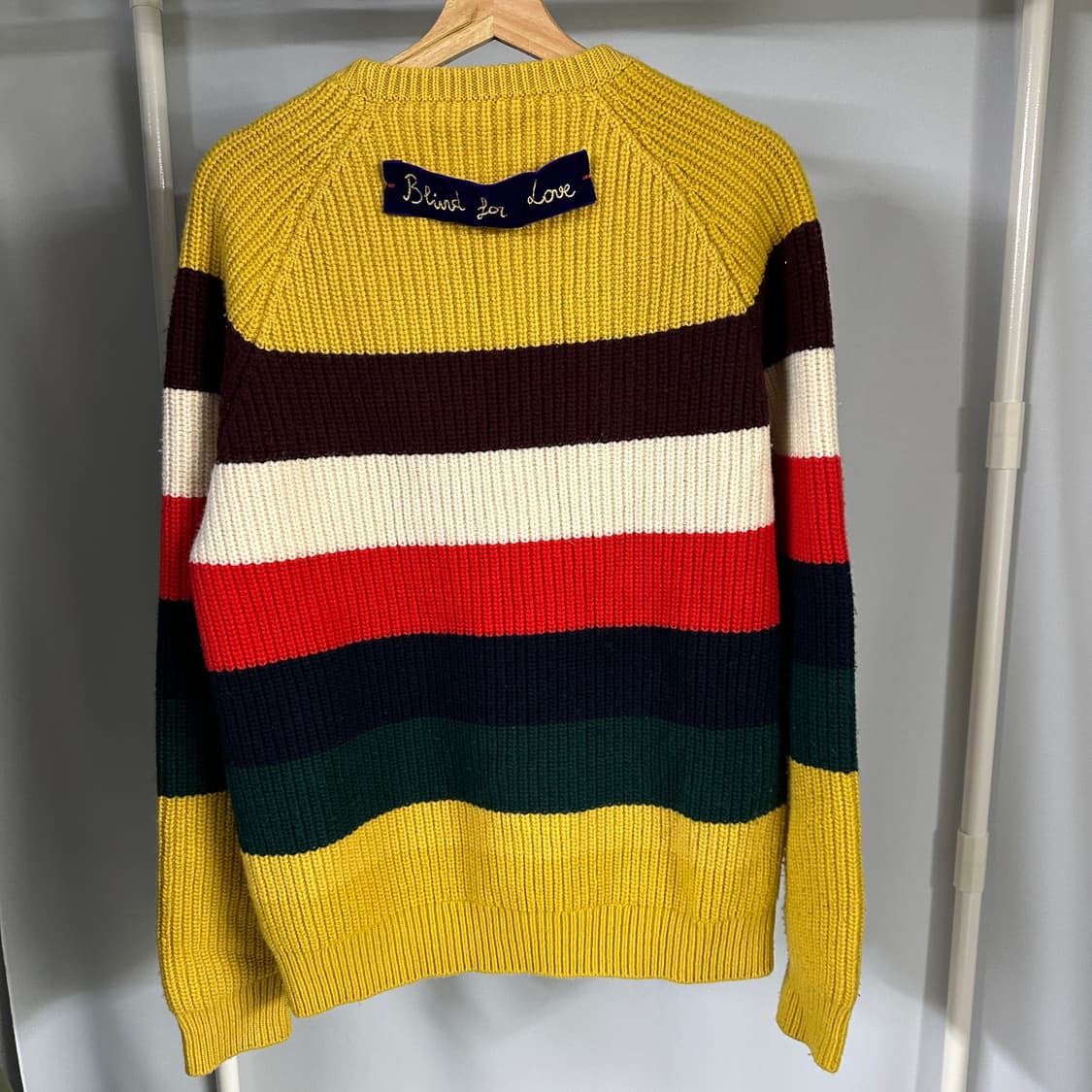 구찌 2017 스트라이프 멀티컬러 블라인드포러브 니트 상품이미지4