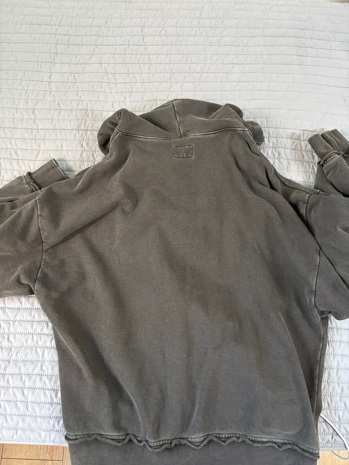 우연 에스파이 후드티 챠콜 m 상품이미지3