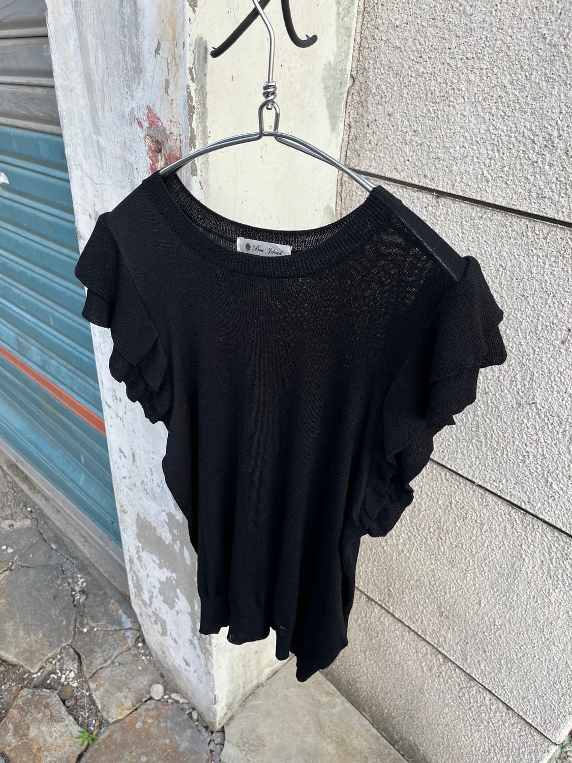 Vintage 러플 슬리브리스  상품이미지2