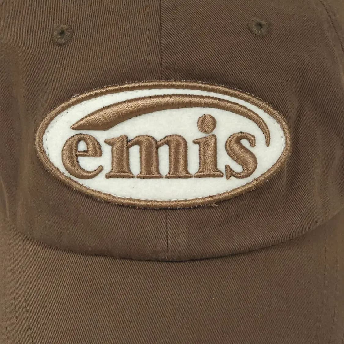 이미스 EMIS 로고 볼캡 브라운 상품이미지5
