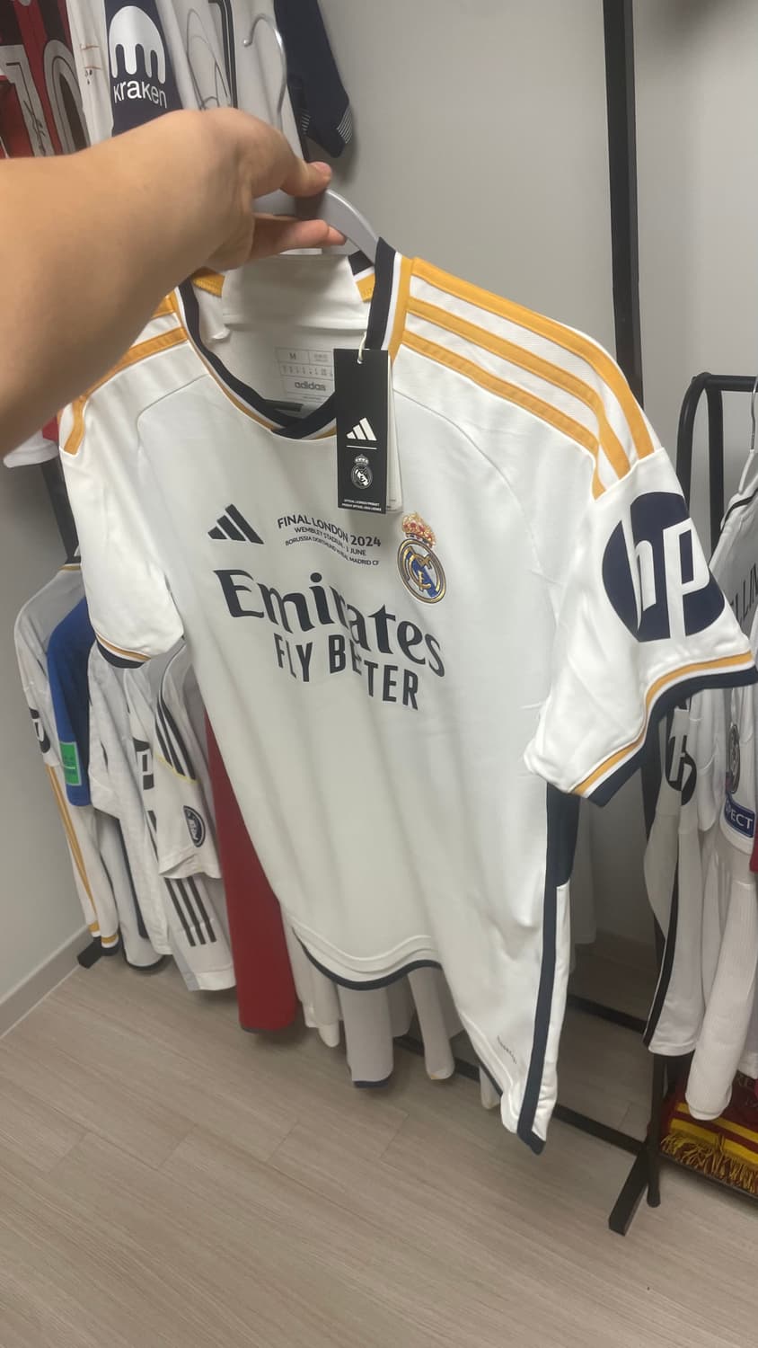 [택체 새상품] 23-24 레알마드리드 호드리구 유니폼 상품이미지4