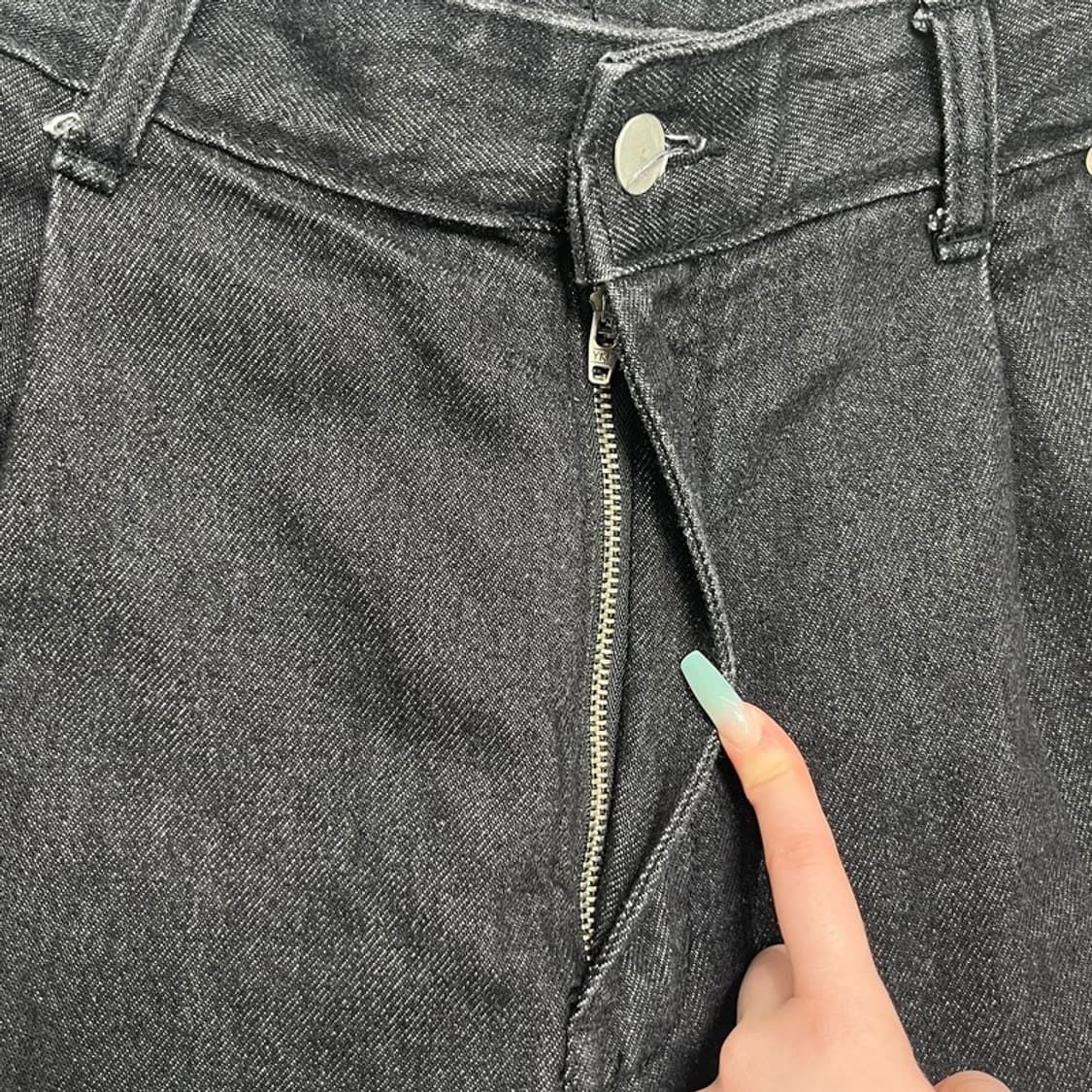 YOUTH 핀턱 흑청바지 상품이미지5