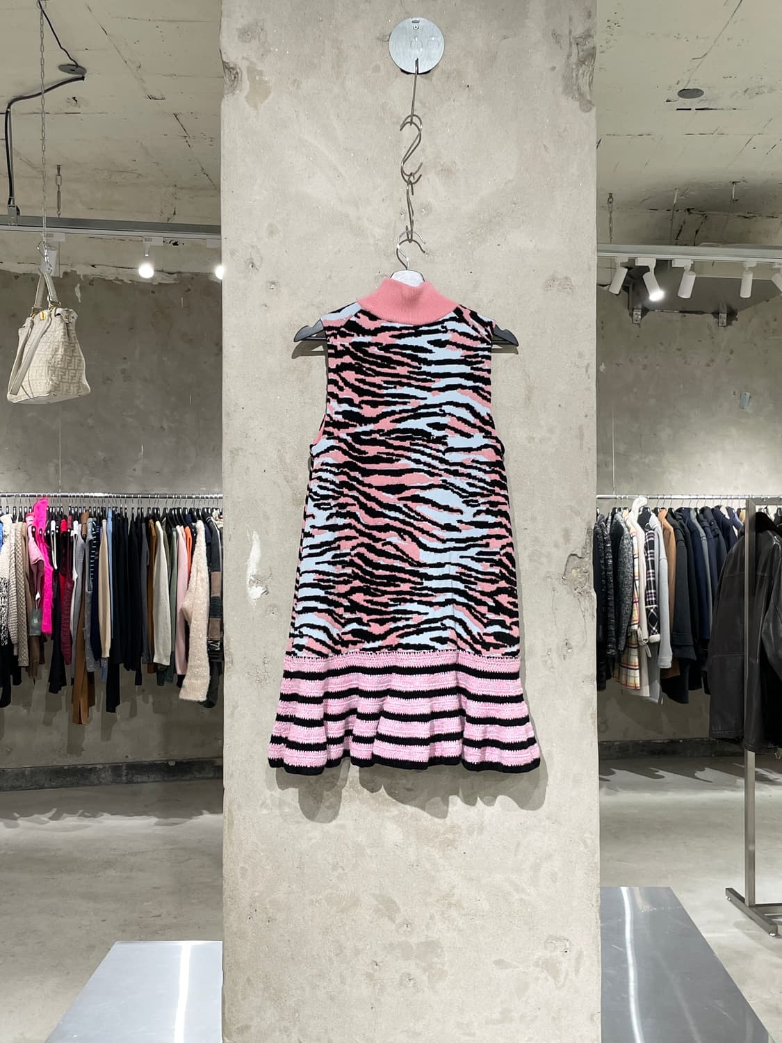 겐조 x h&m 지브라 니트 셔링 원피스 상품이미지6