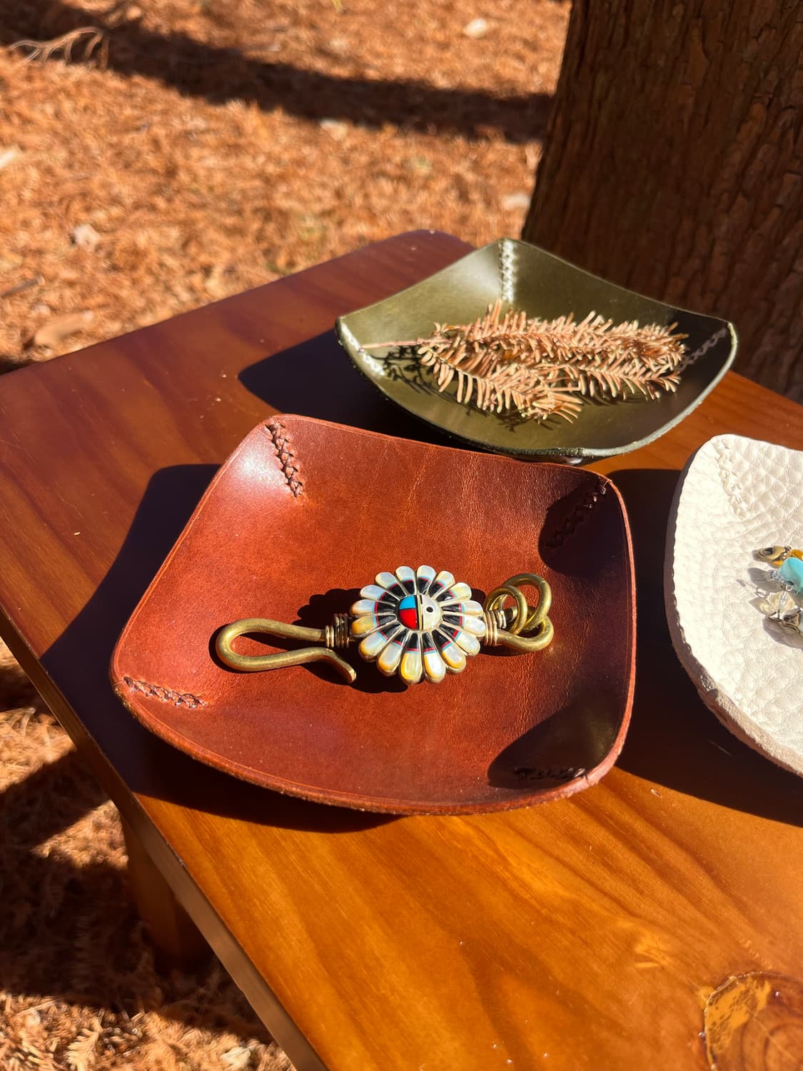 Leather plates ( square type ) 상품이미지3