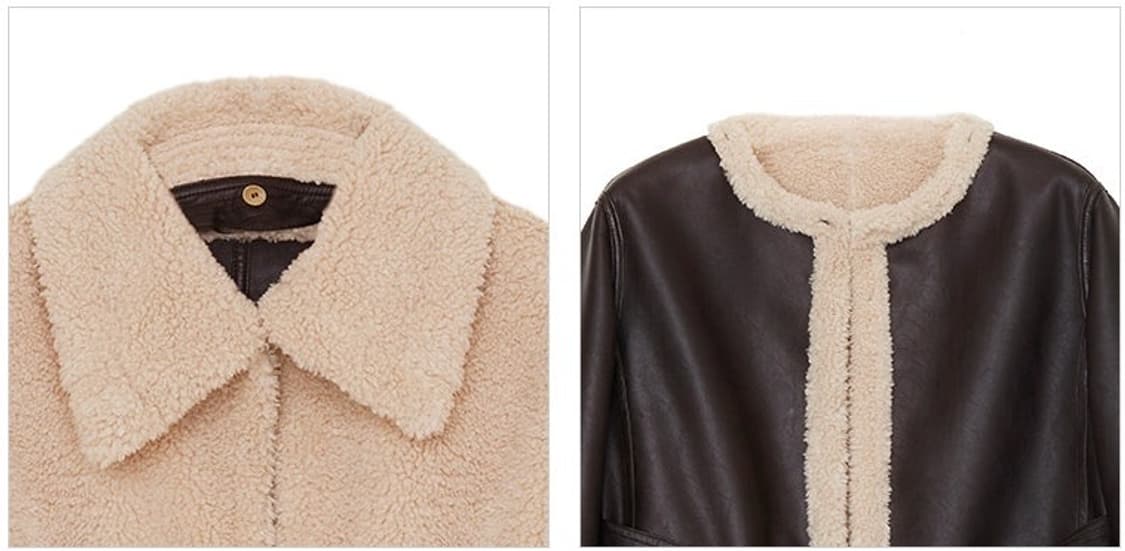 렉토 리버시블 무스탕 s사이즈 상품이미지5