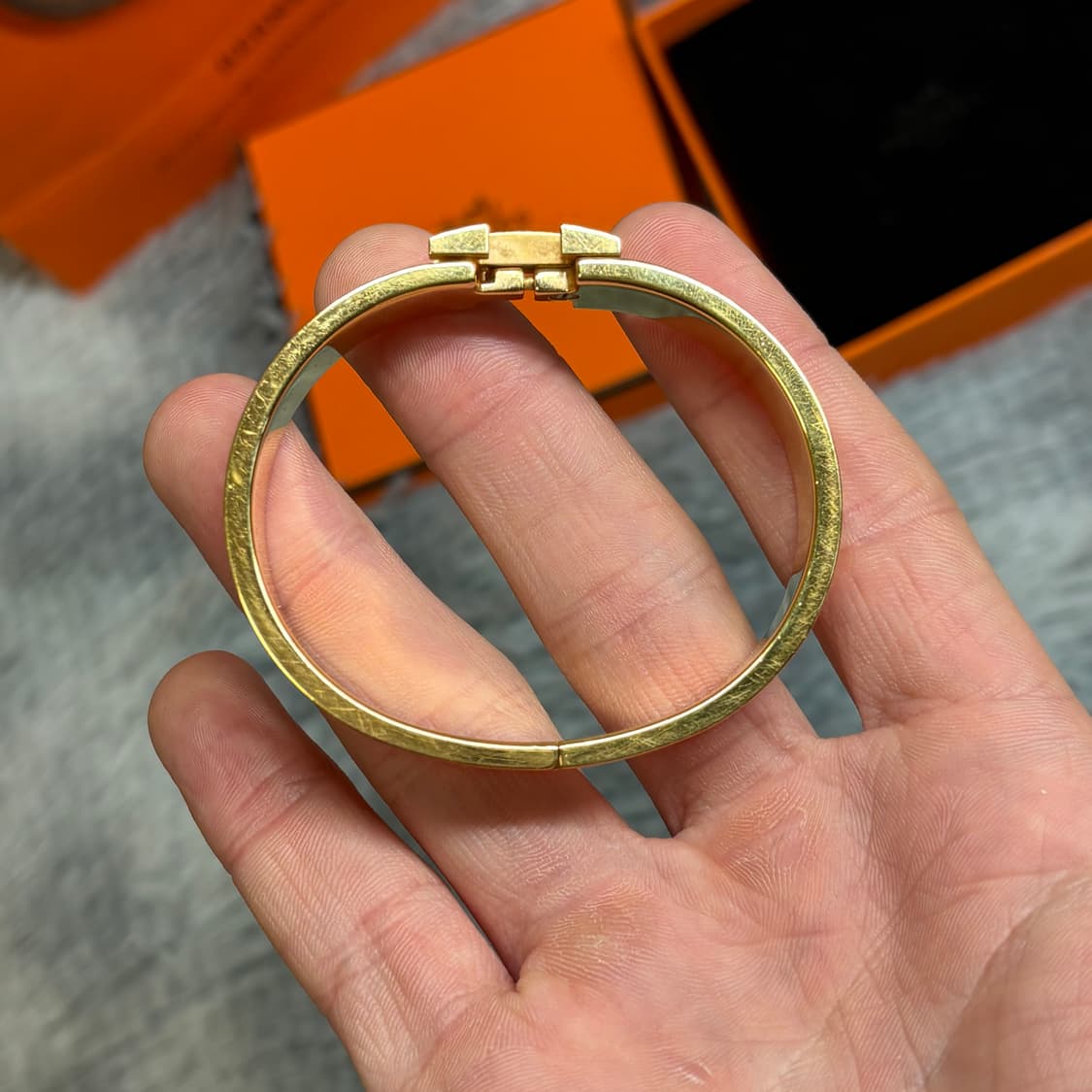 에르메스 클릭아슈 PM 핑크골드 풀구성품 상품이미지3