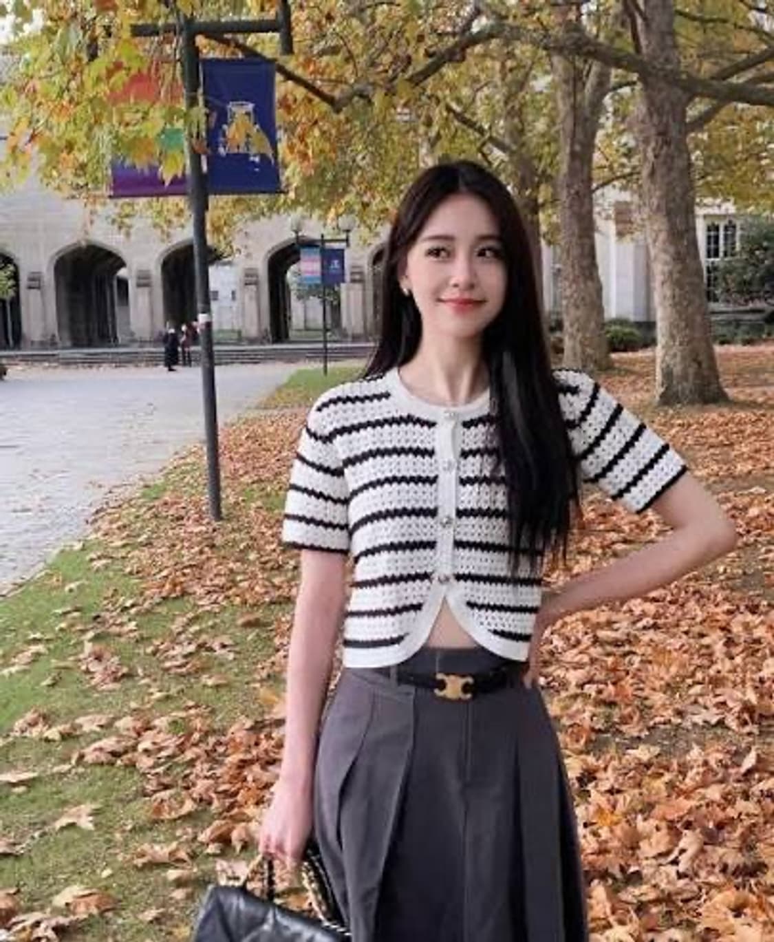 셀린느 스몰 트리옹프 벨트 블랙 상품이미지5