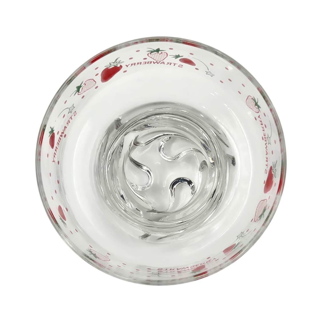 80s 아데리아 레트로 딸기 스타 디저트 잔 1p 상품이미지3