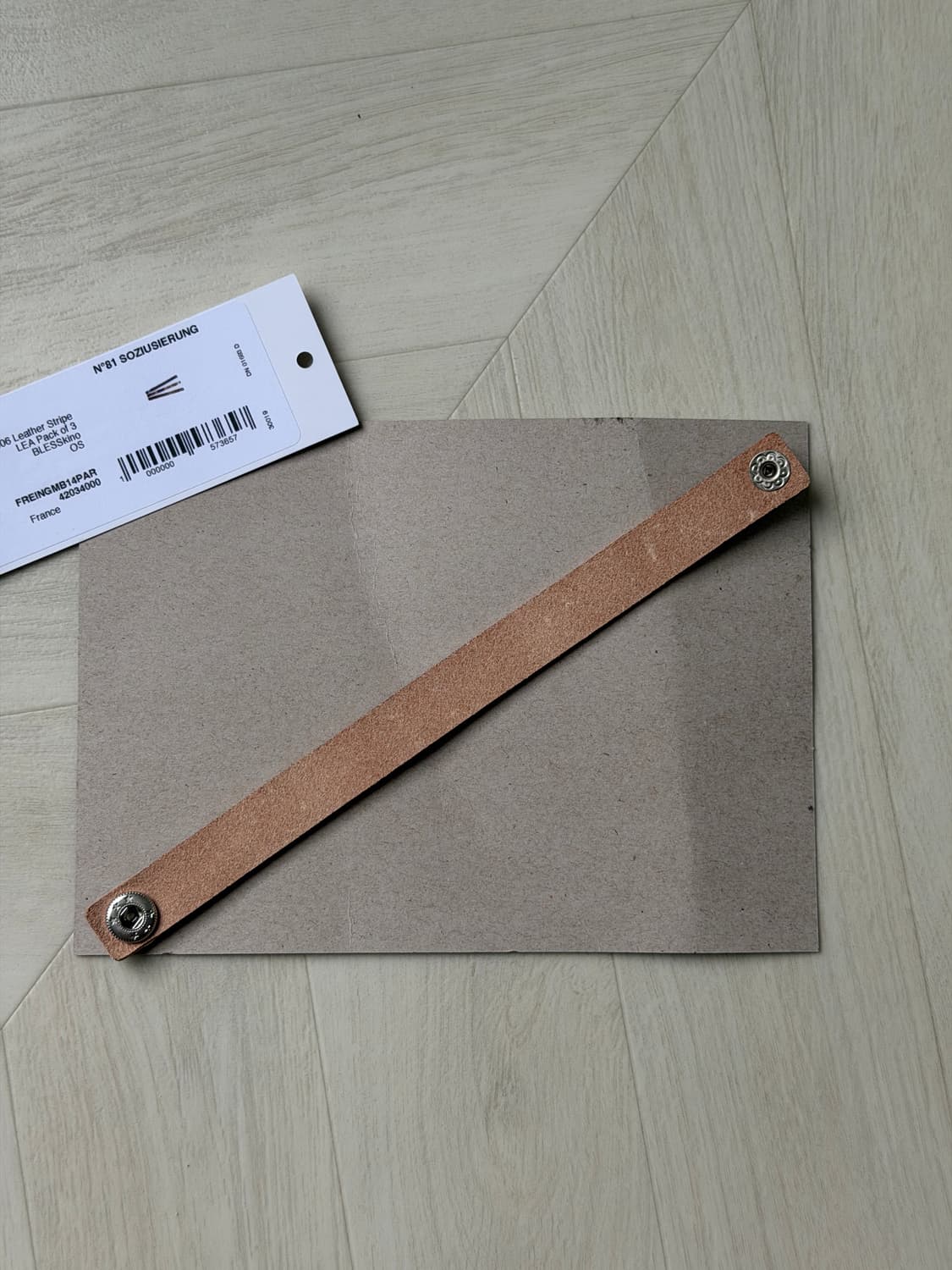 블레스 포토그래픽 레더 팔찌 (os) 상품이미지2