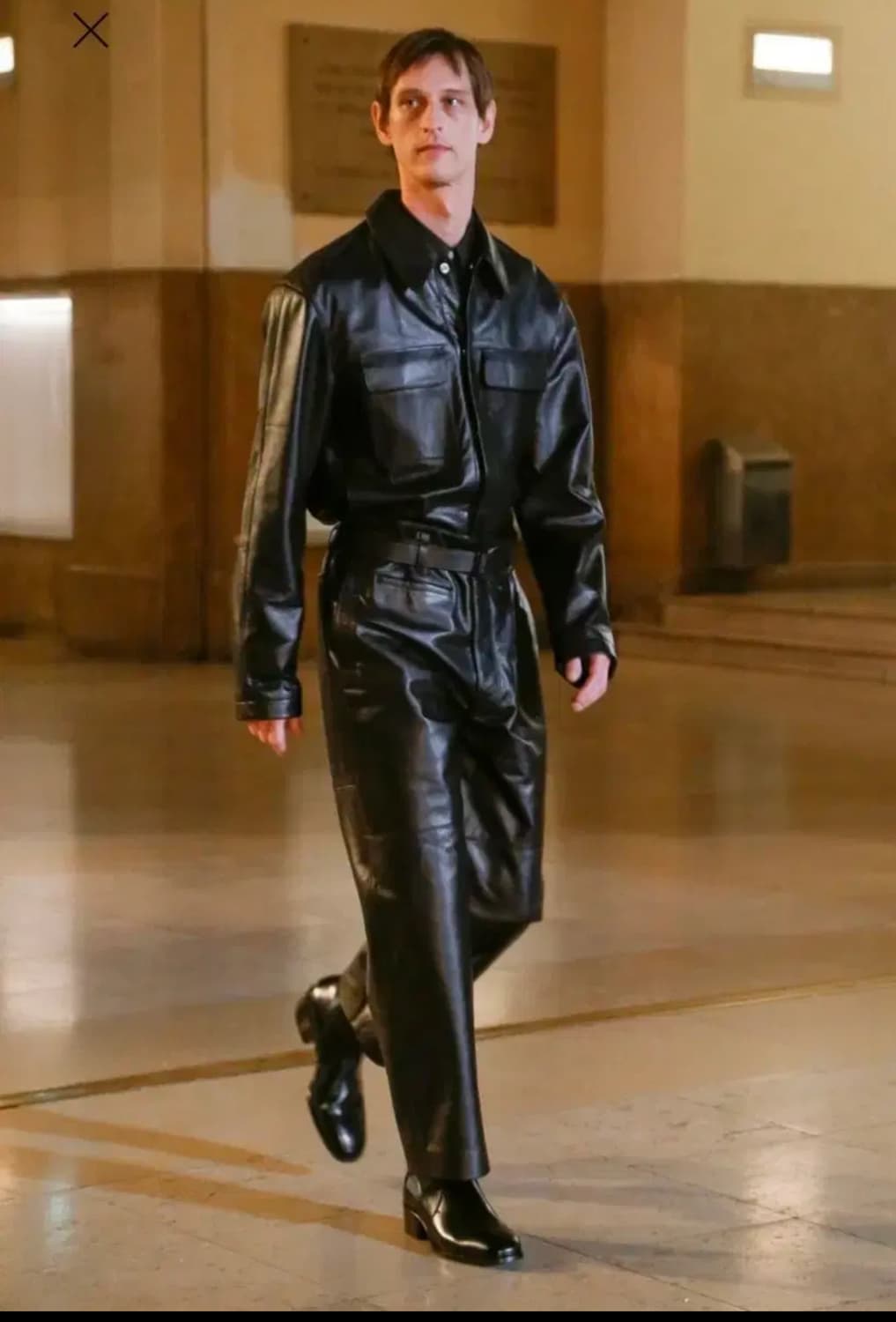 르메르 20FW 레더 벨티드 팬츠 상품이미지1