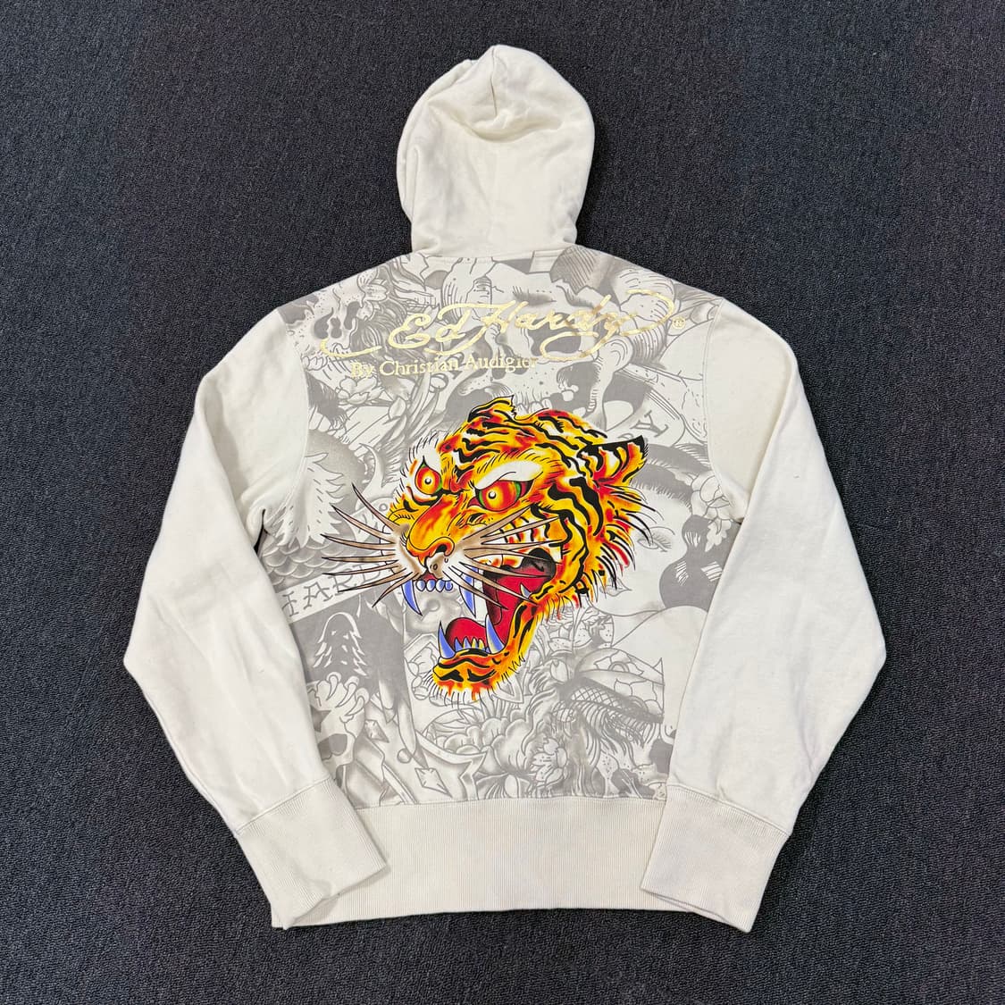 Ed Hardy 에드하디 타투 큐빅 후드집업 상품이미지4
