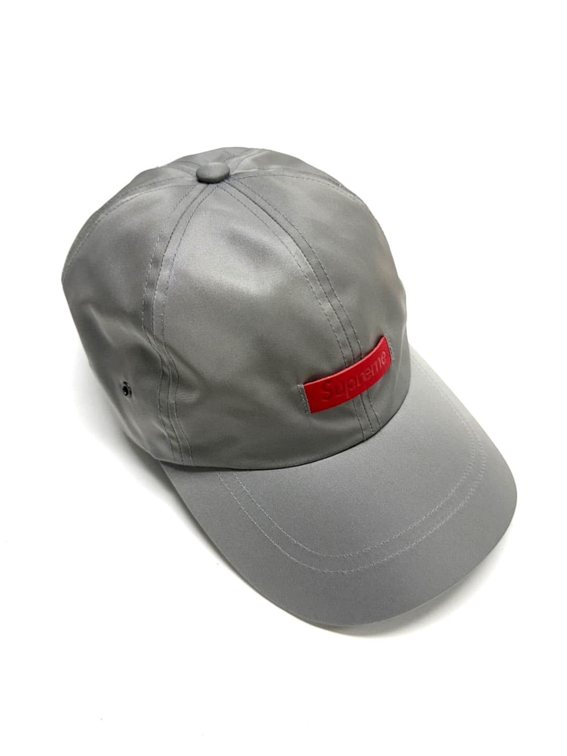 Supreme 레더패치 6패널 그레이 상품이미지1