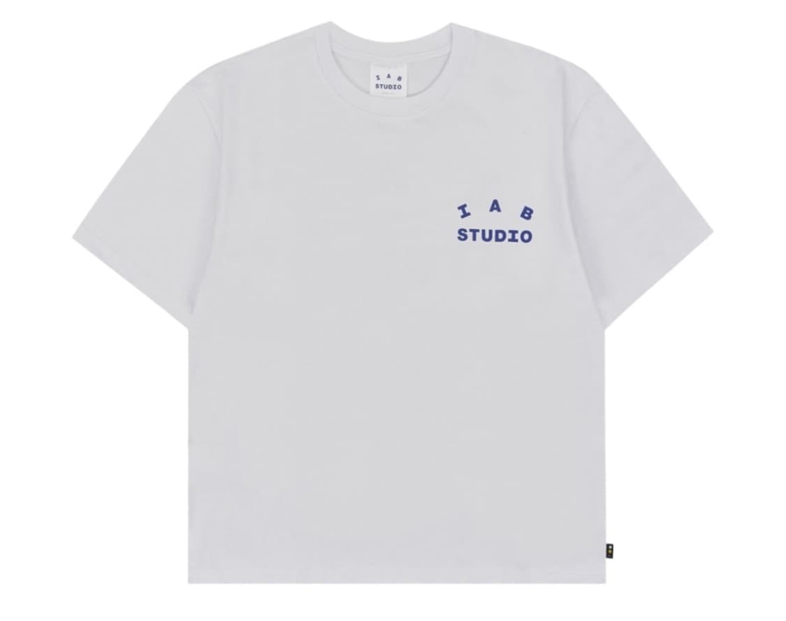 아이앱 스튜디오 반팔 티셔츠 화이트 상품이미지2