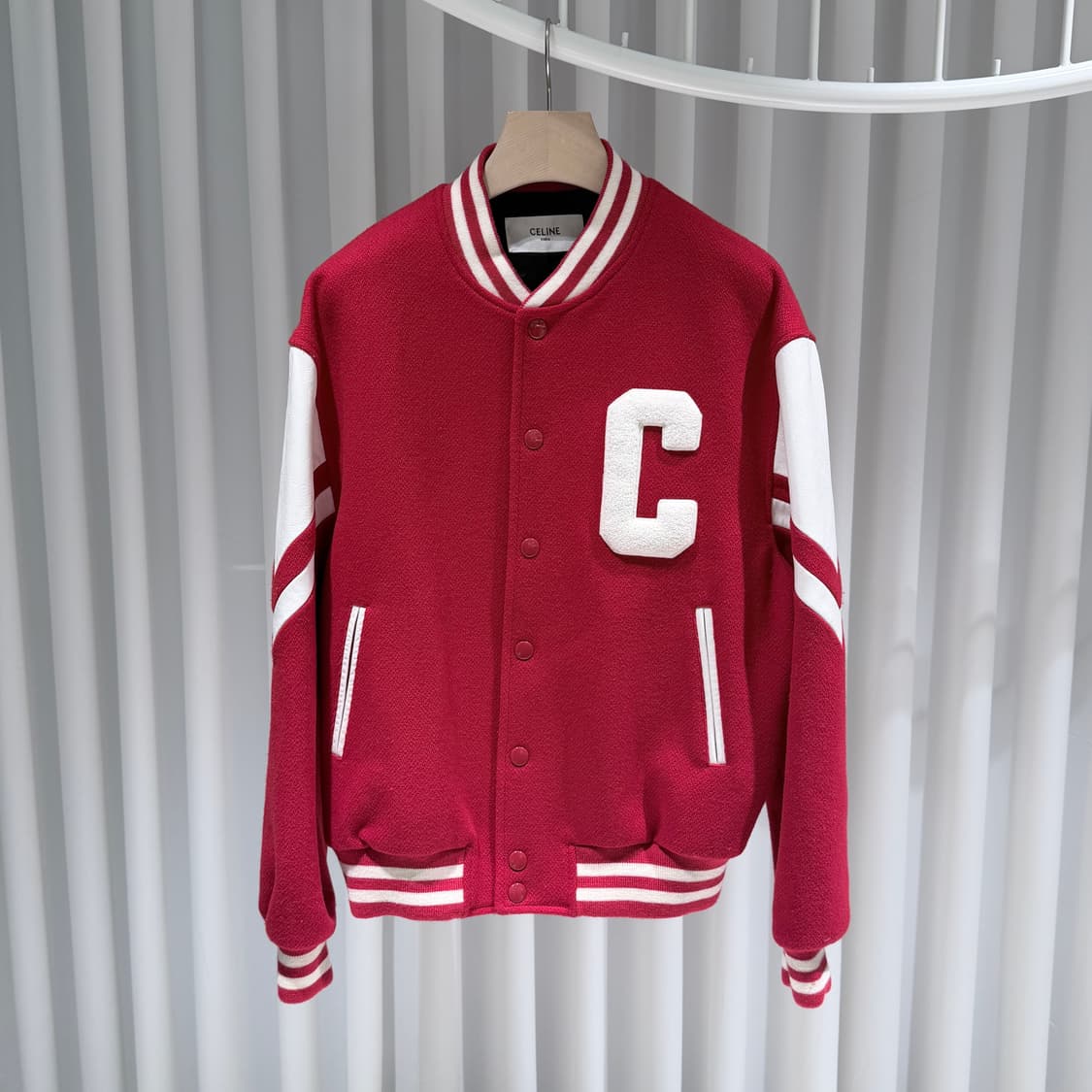 48 / 셀린느 C로고 잭슨 테디 바시티자켓 상품이미지1