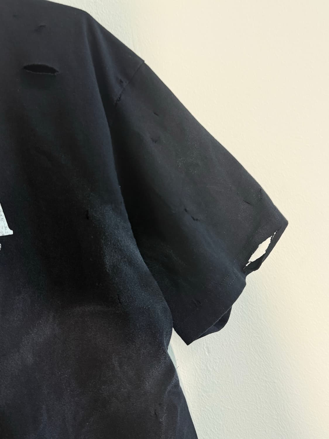 NIRVANA vintage distressed washing shirt 상품이미지8