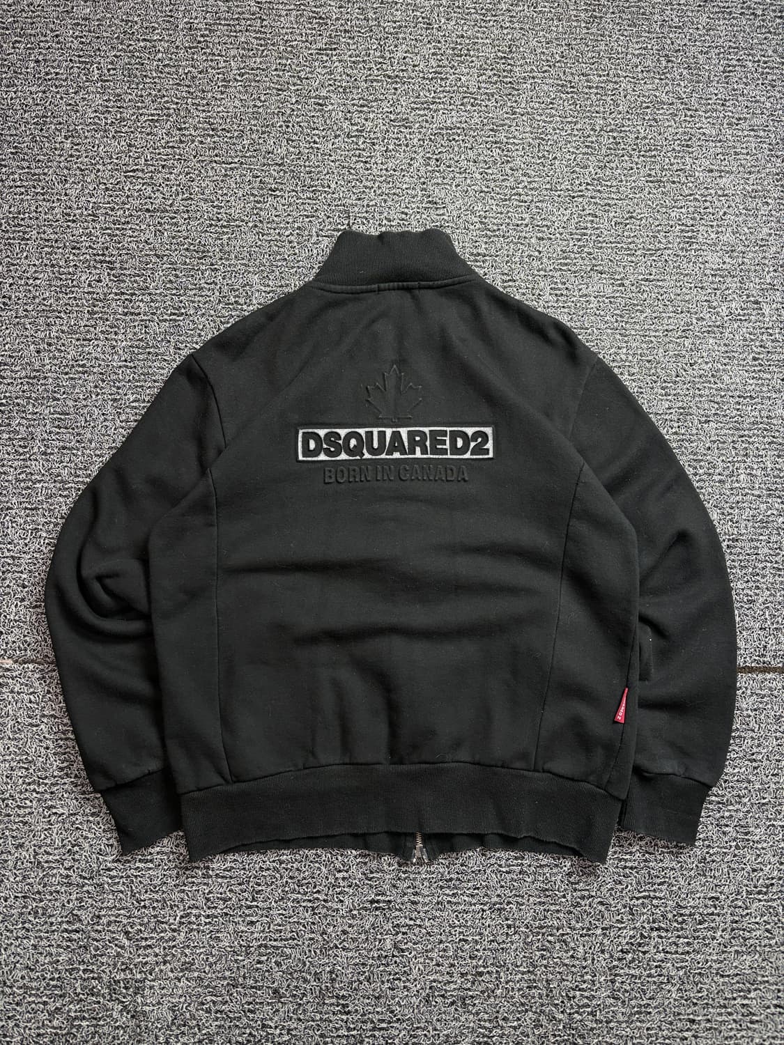 디스퀘어드 빅로고 올드스쿨 하이넥 스웻 집업 자켓 2135 상품이미지4