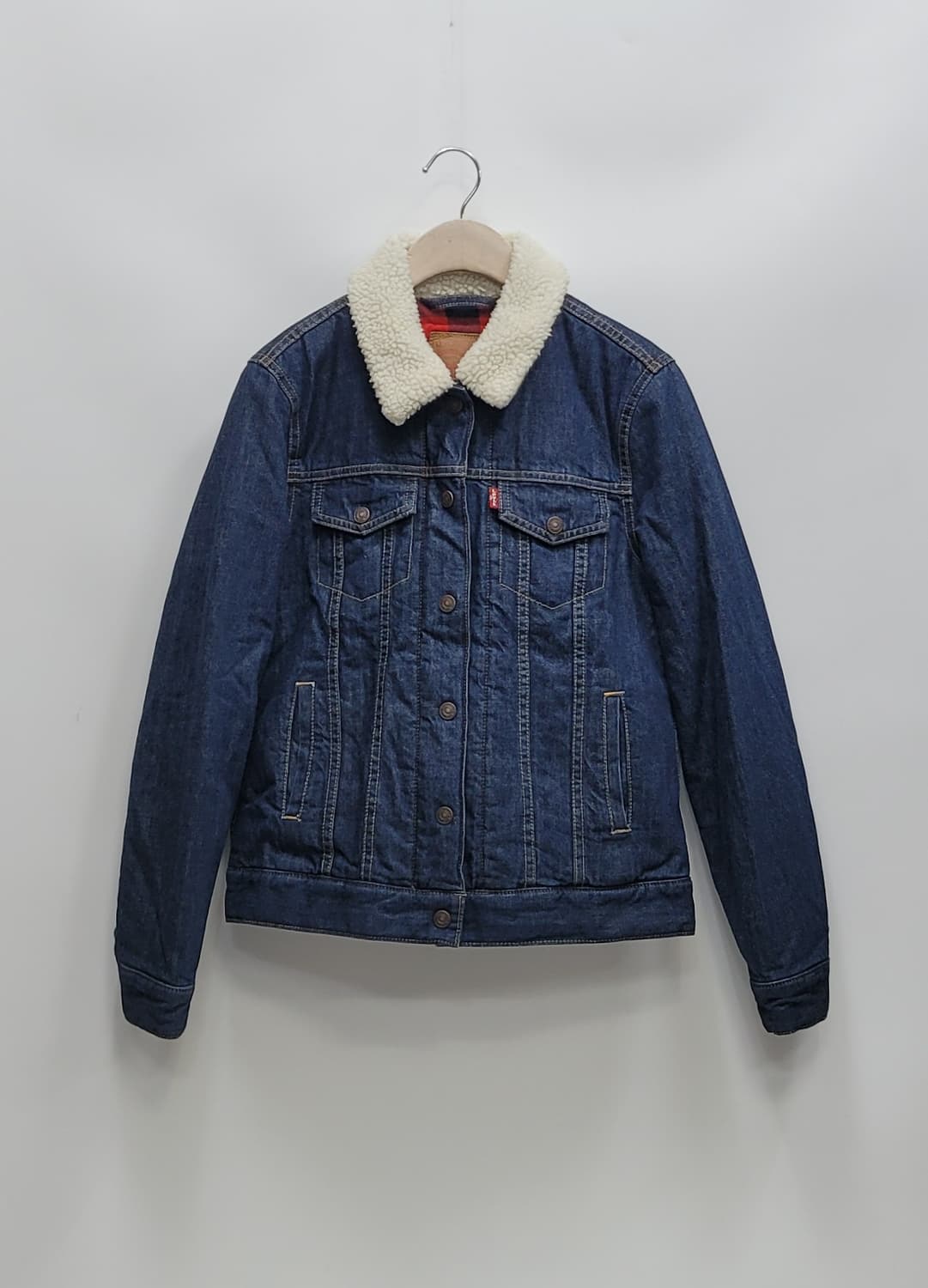 (새상품급) LEVI'S 리바이스 양털 구스 다운 청자켓 / 여 S
 상품이미지1