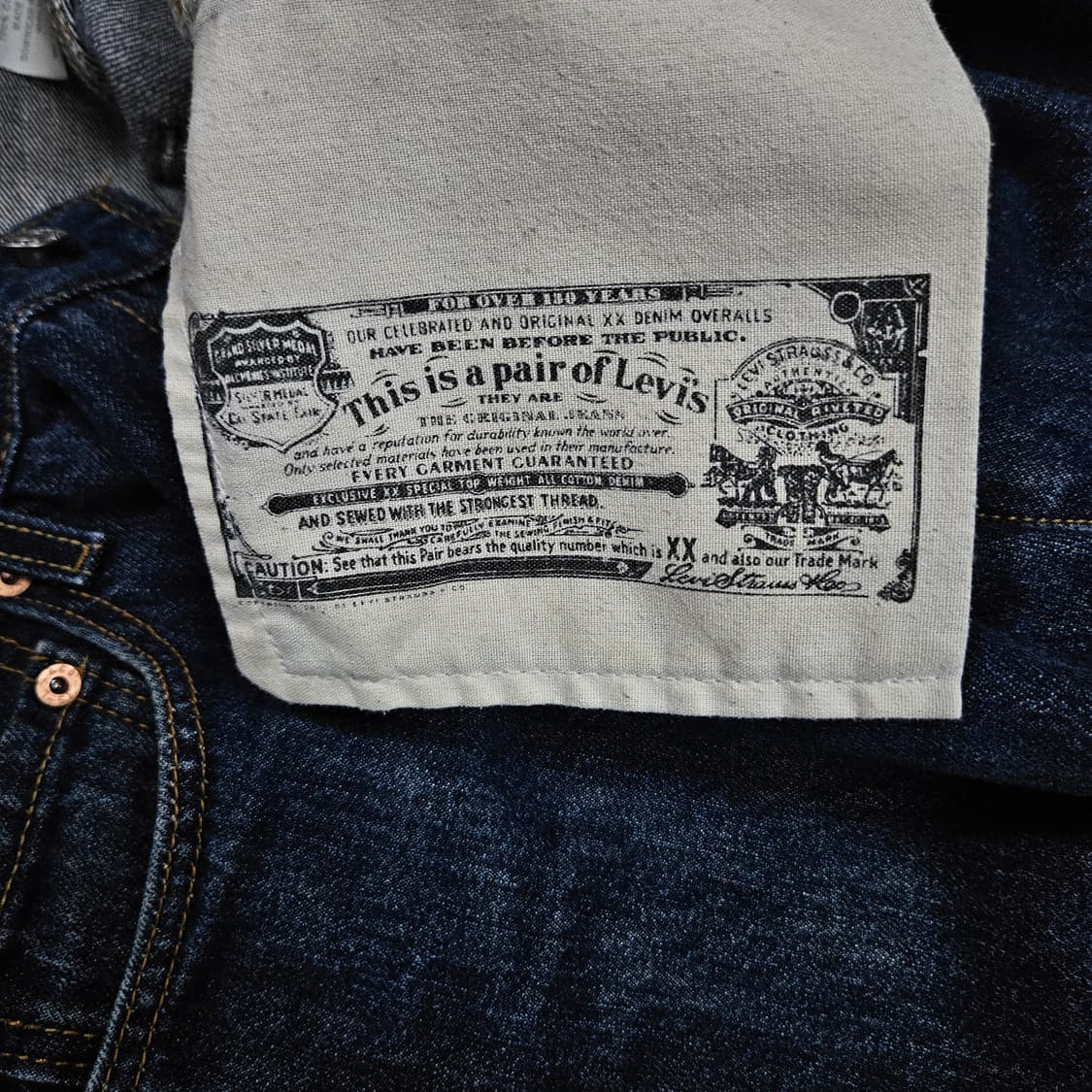 리바이스 501 W30 L30 클래식 데님팬츠(급처) 상품이미지5