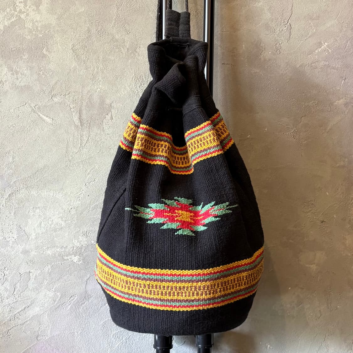 블랙 나바호 치마요 코튼 우븐 더플 백 상품이미지1