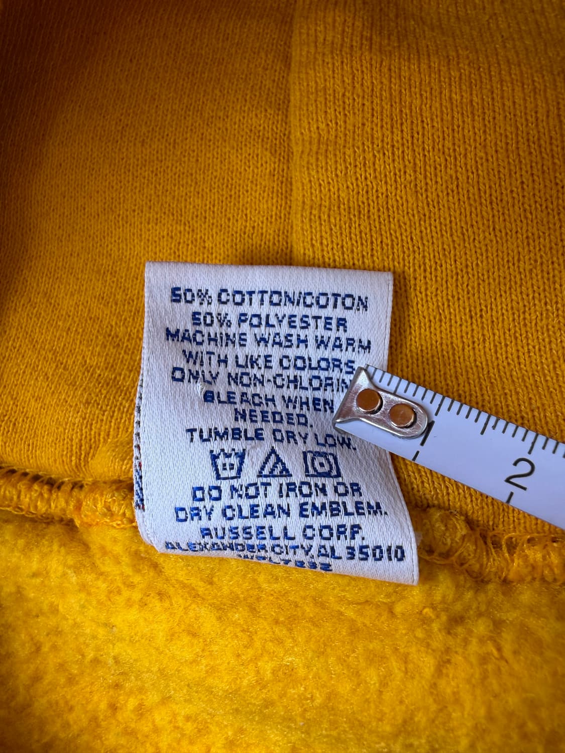 90s Russell Hoodie (yellow) 상품이미지4