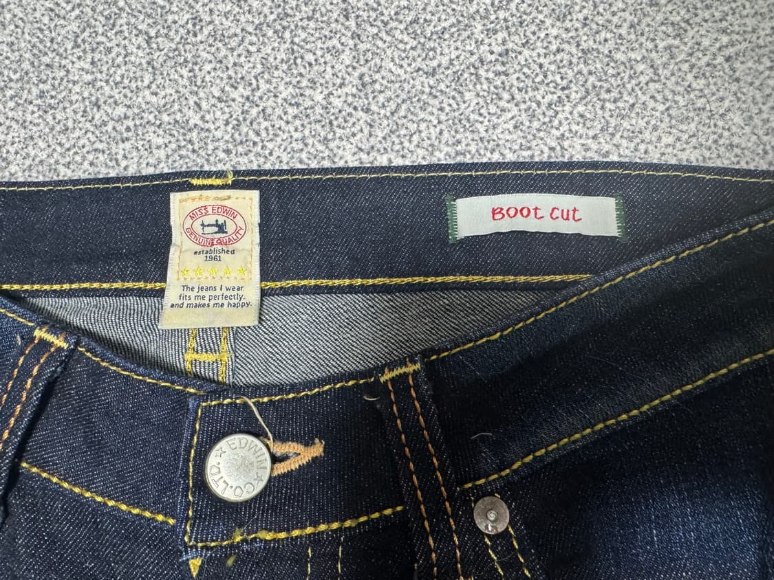 •MISS EDWIN 부츠컷 데님 팬츠 31X32 상품이미지4