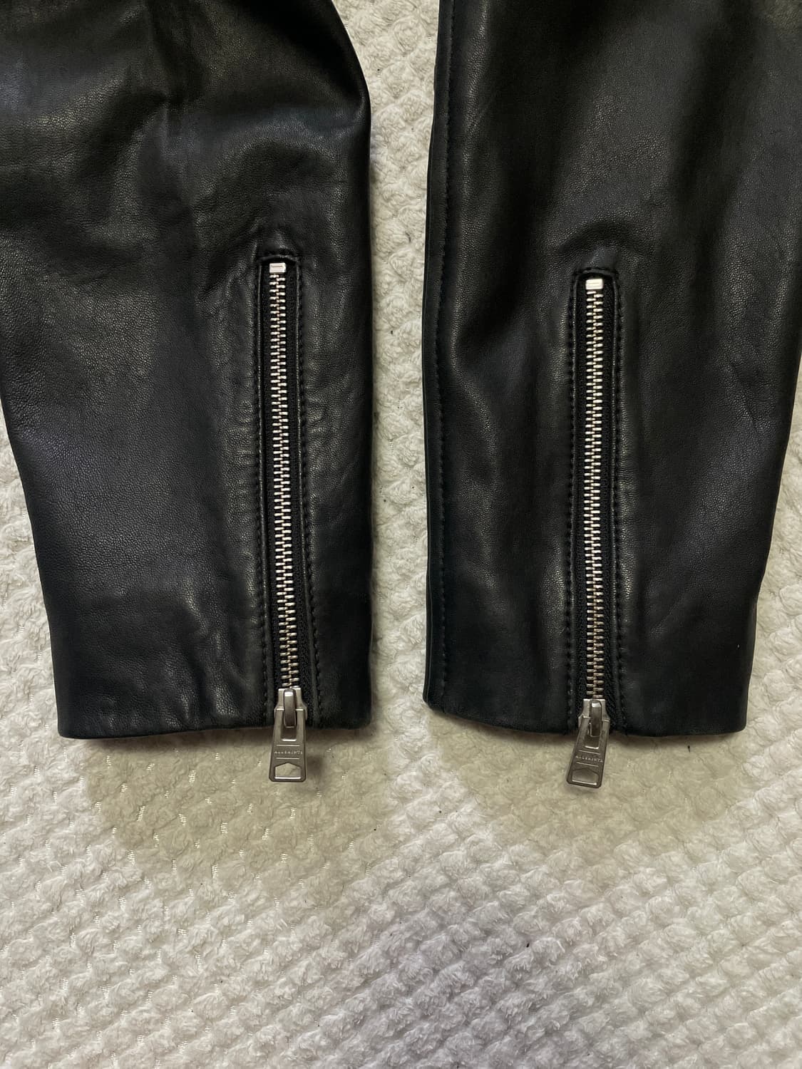 ALL SAINTS 웨스턴 무드 2WAY 램스킨 양가죽 라스코 레더 상품이미지8