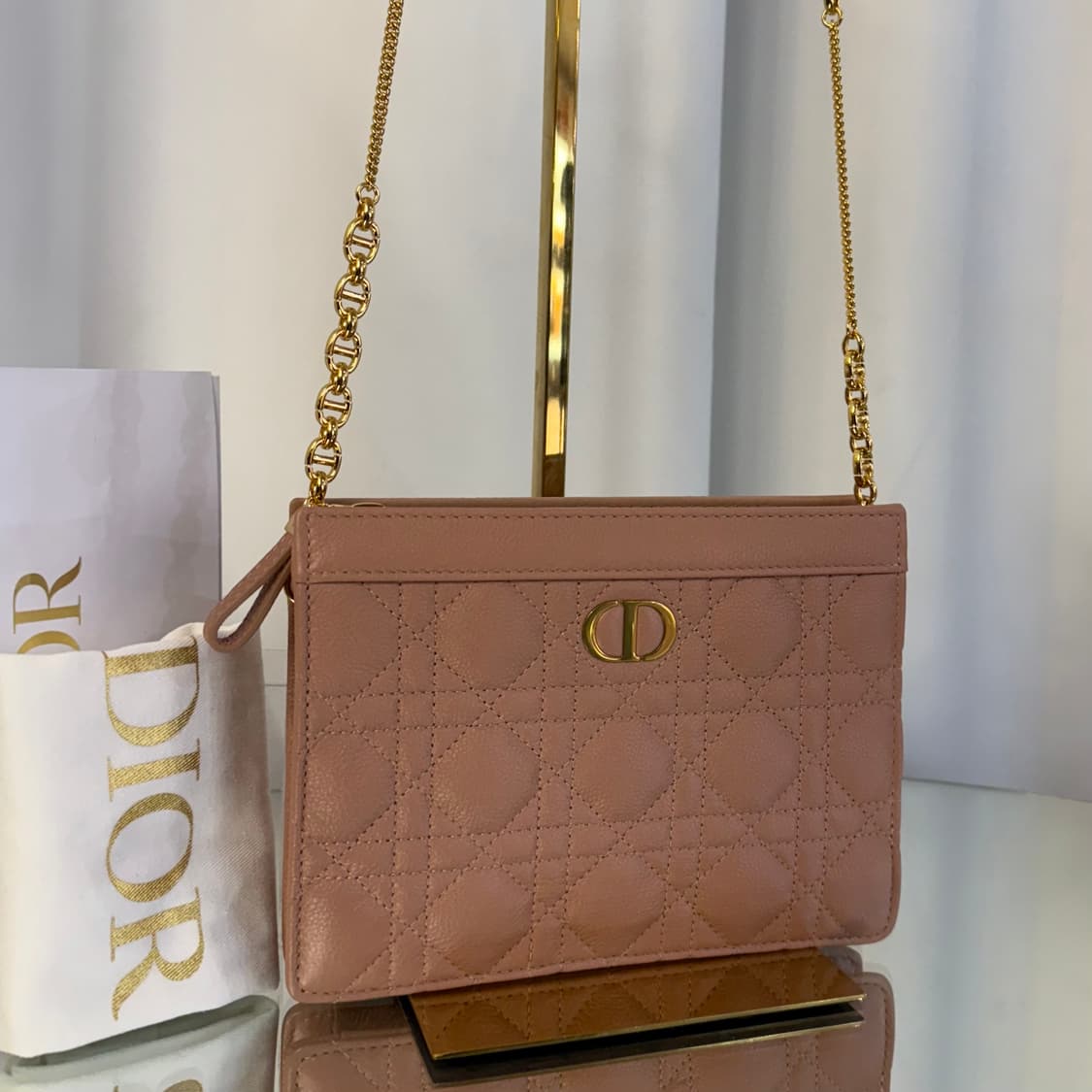 [정품] 디올 카로 체인 파우치 크로스백 상품이미지2