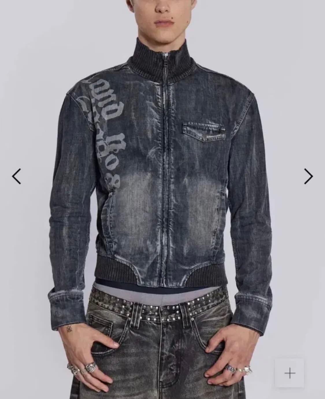 제이디드런던 데님 봄버 자켓 L 상품이미지1